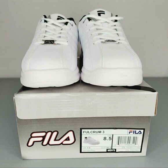 FILA Fulcrum 3 athletic shoes Mens white size 8.5 women’s size 7 unisex main image 4
